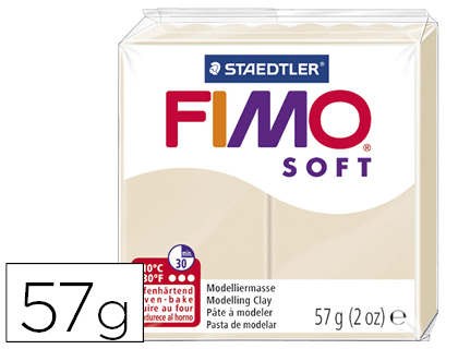 57g. pasta Staedtler Fimo Soft color tierra